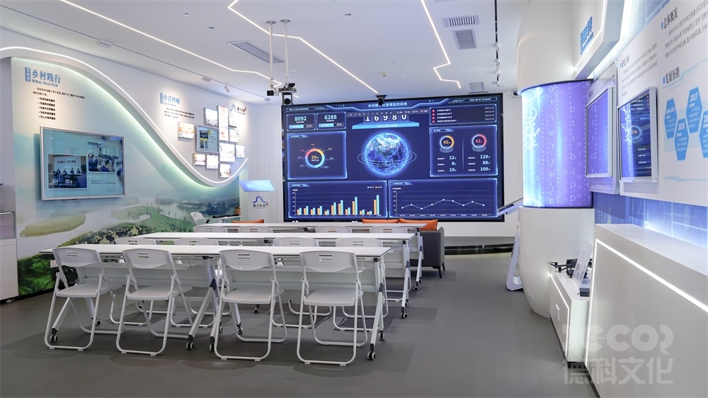 如何利用展廳的墻面和天花板來設計自然科學的圖文信息